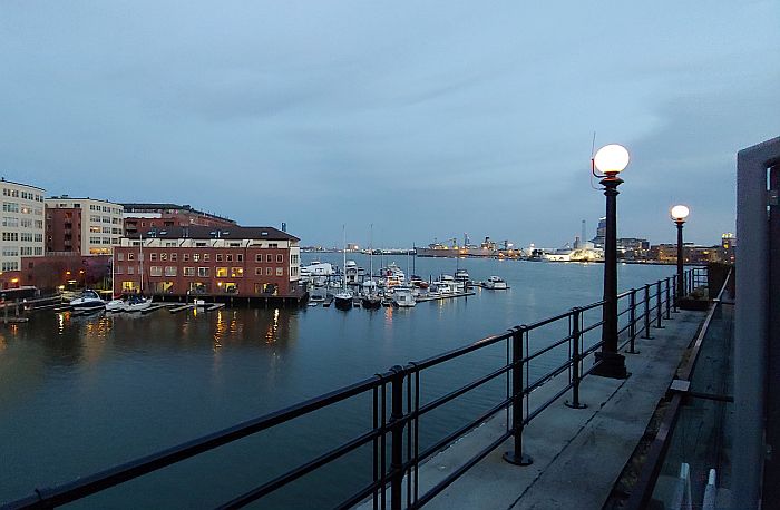 Fells Point view from the Sagamore Hotel