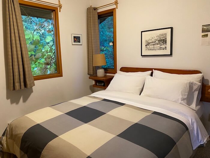 Cottage room, Wing Creek Resort, Kaslo BC Canada