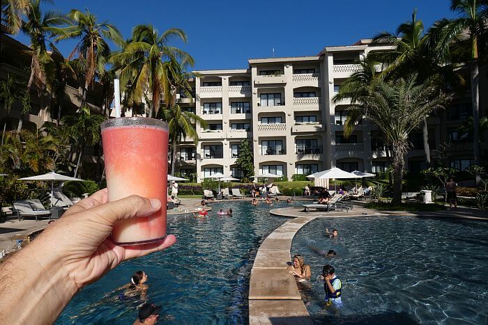 pool drink at Pueblo Bonito Mazatlan