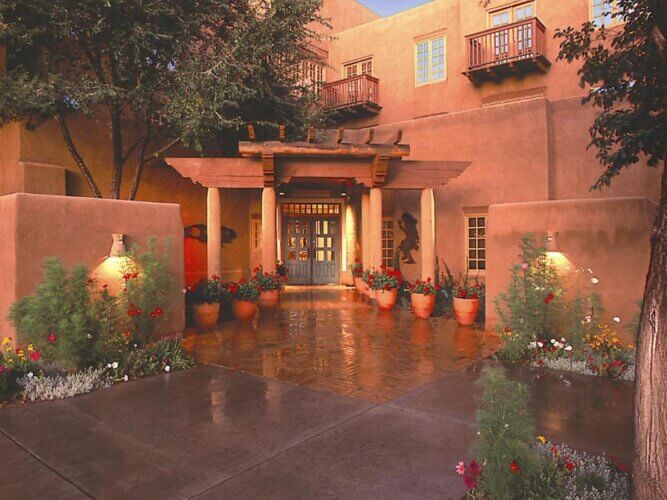 Hotel Entrance at Hotel Santa Fe The Hacienda & Spa