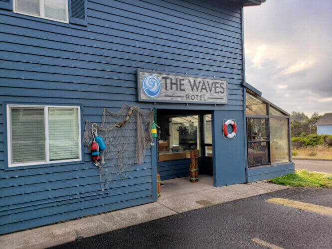 Welcome to The Waves Hotel, Newport, Oregon. 