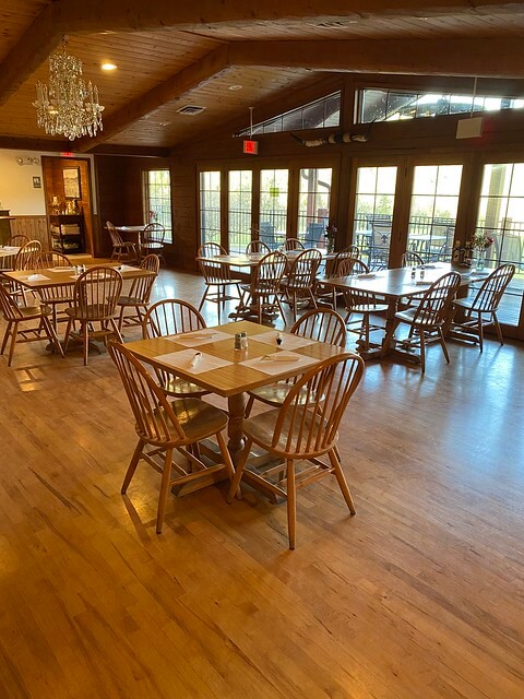 Meals are served casually in the Big K Guest Ranch dining room.