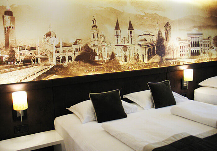 Guest room, Hotel President, Sarajevo, Bosnia and Herzegovina