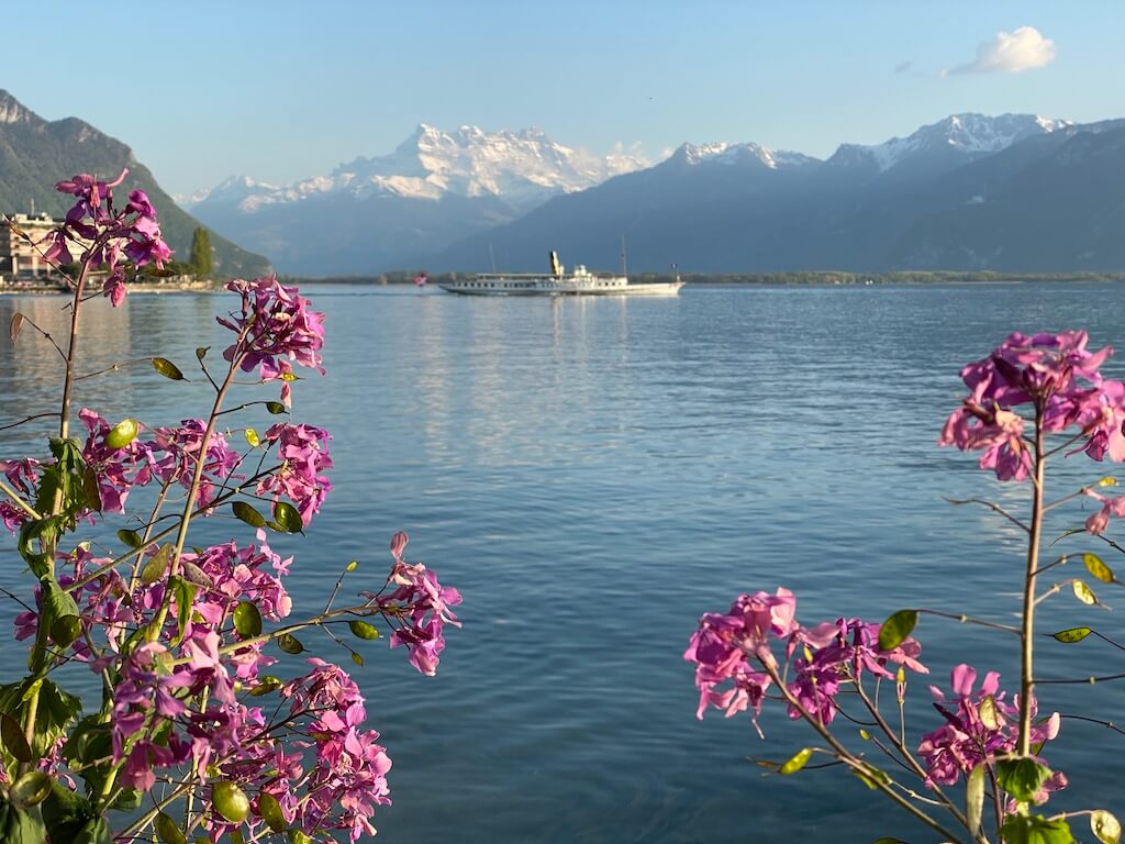 Lake Geneva, near Fairmont Le Montreux Palace, Montreux Switzerland