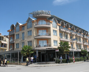 Royal View Hotel, Ohrid, North Macedonia (Photo by Susan McKee)