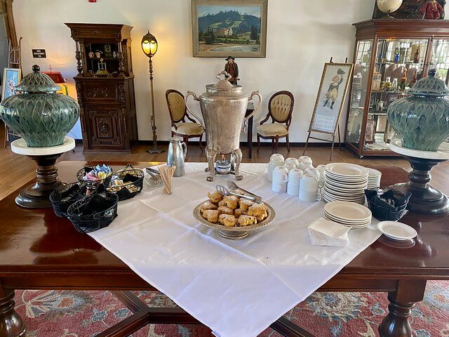 Afternoon tea and homemade scones served at Benbow Inn