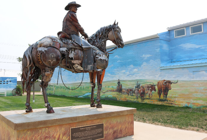 George Edward Lemmon sculpture