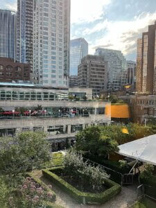 Fairmont Waterfront Vancouver guestroom view