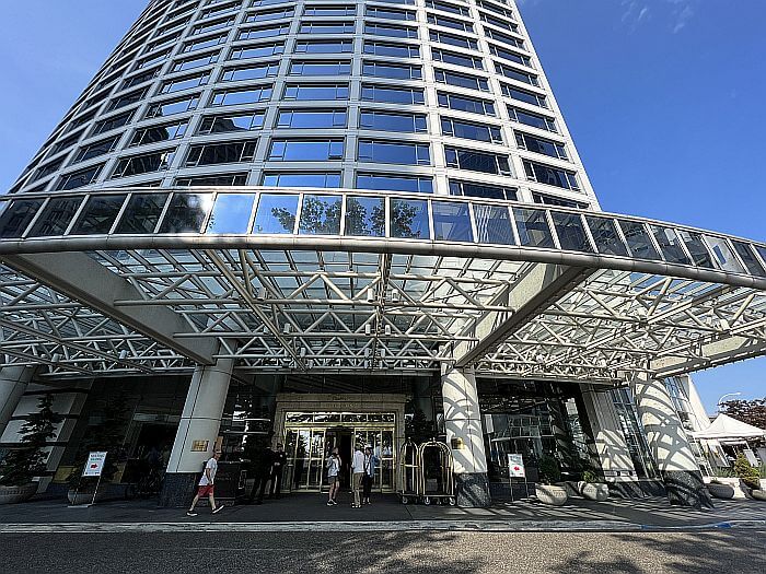 Fairmont Waterfront Vancouver entrance