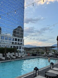 rooftop pool Fairmont Waterfront Hotel