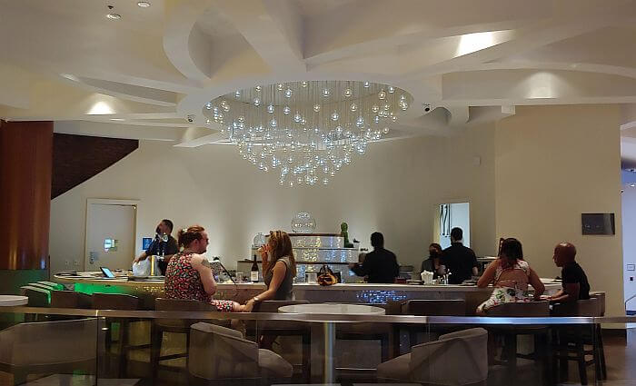 main bar at the San Juan convention hotel 