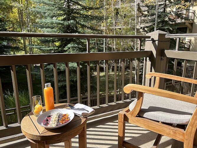 guest room balcony Four Seasons Vail