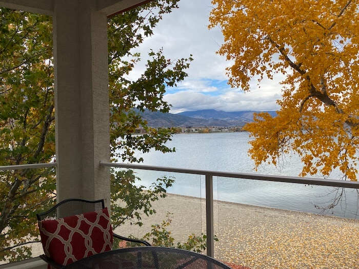 Suite balcony, Sandy Beach Suites, Osoyoos British Columbia Canada 