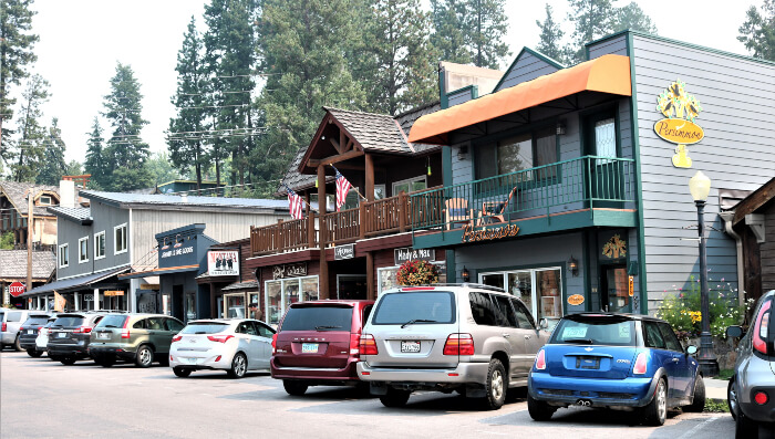 Downtown Big Fork, Montana