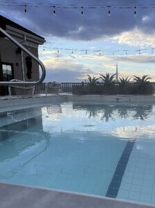 rooftop deck at The Advenire, St. George, Utah