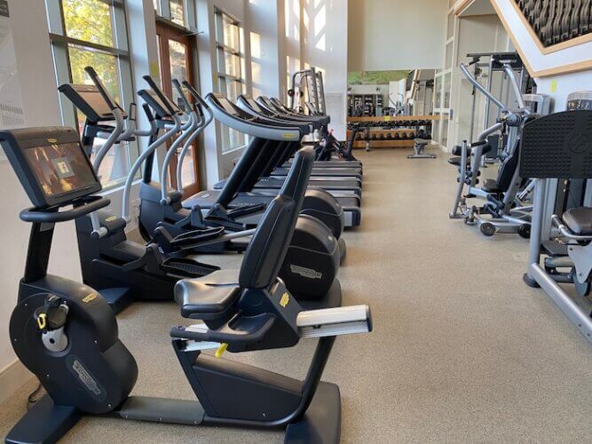 Fitness room, The Westin Resort & Spa, Whistler, British Columbia CANADA