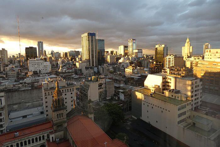 view of Buenos Aires from the Inter-continental