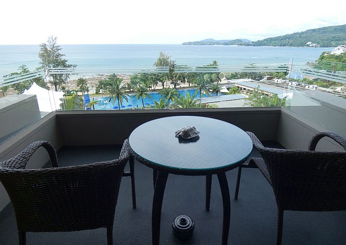 view from a room at the Hyatt Kamala Beach in Thailand