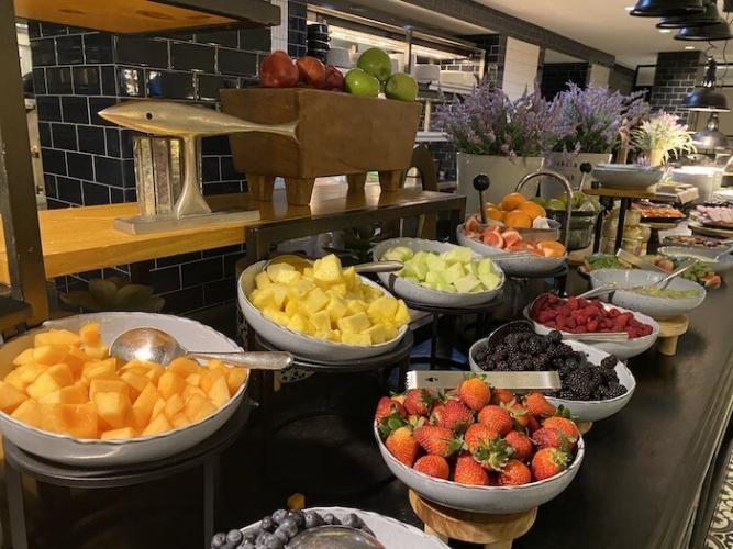 Breakfast buffet, Fairmont Banff Springs Hotel, Canada