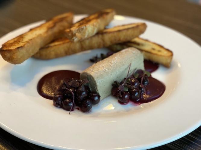 Rabbit pate, Little Chief Restaurant, Grey Eagle Resort, Calgary Alberta Canada