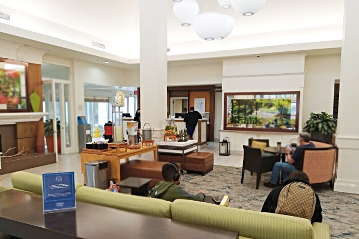 Houston, Texas  Hilton Garden Inn lobby