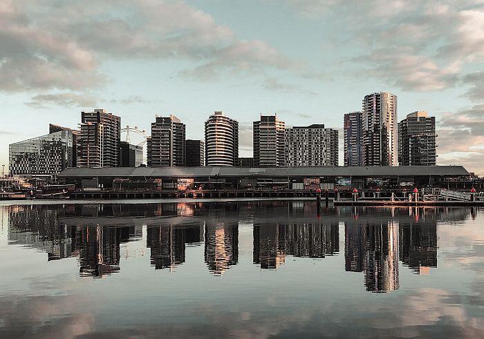 Docklands area of Melbourne