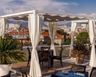 Cornaro Hotel Croatia roof terrace