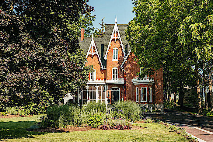 Exterior of Merrill House in Prince Edward County.