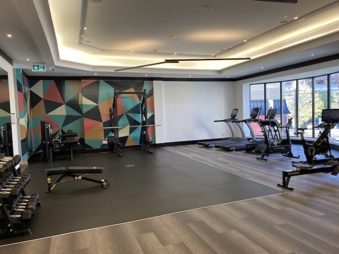 Fitness room, Sonder The O'Connor, Ottawa, Ontario, Canada