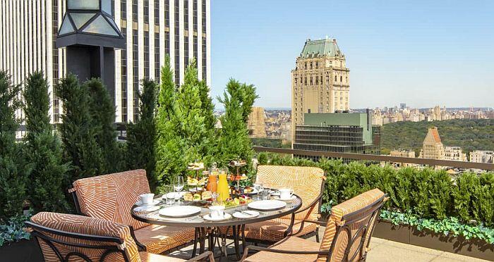 Manhattan hotel with central park view