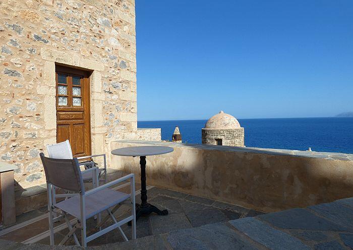 room with a terrace view in Greece