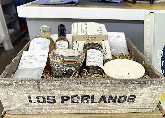 Gift set of lavender food products