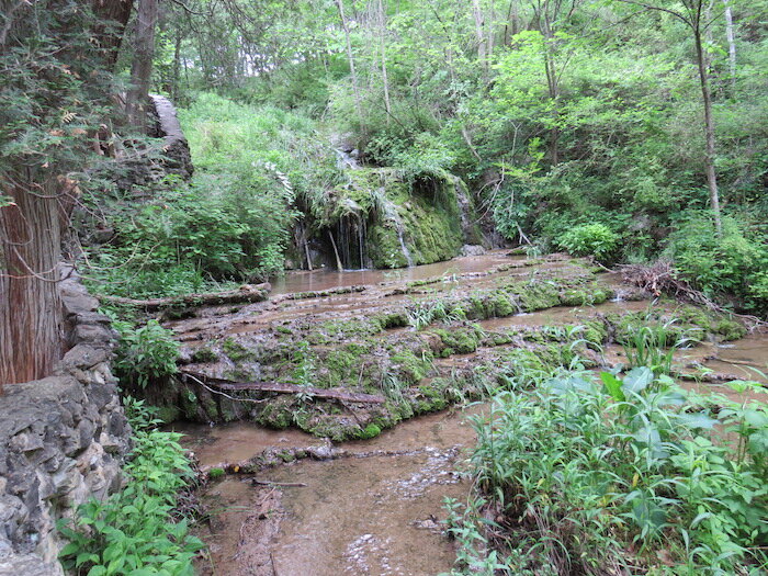 Beautiful creek at Natural Bridge State Park.