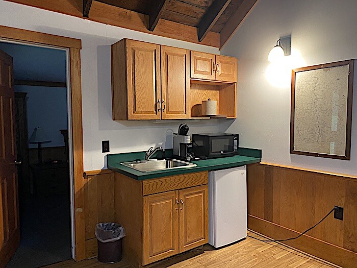 Kitchen in a cabin.