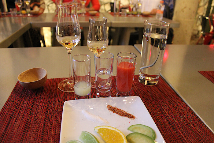 Hacienda Encantada tequila tasting