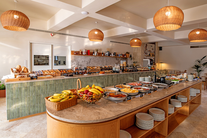 Brown Beach Hotel Chalkida breakfast buffet