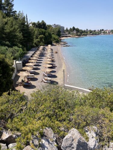 Brown Beach Hotel Chalkida beach