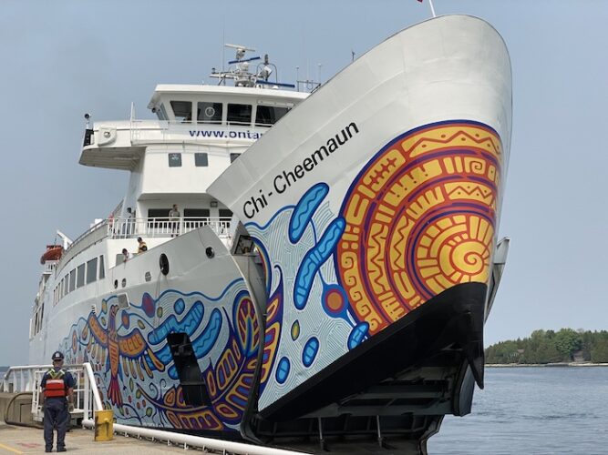 MS Chi-Cheemaun ferry, Manitoulin Island, Ontario, Canada