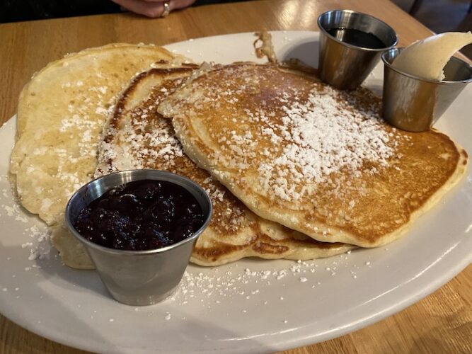 Pancakes, Denali Cabins, Denali National Park, Alaska