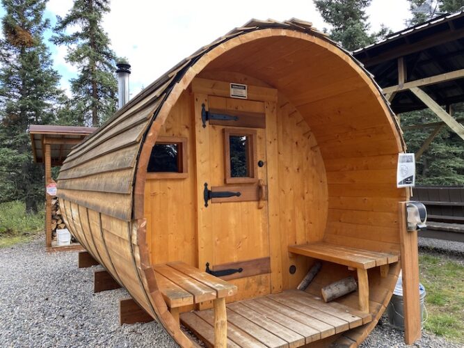 Sauna, Denali Cabins, Denali National Park, Alaska