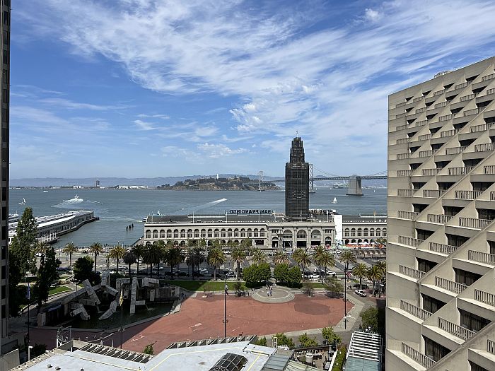 View from suite at Hyatt Regency San Francisco