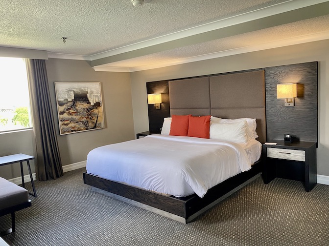 Recently updated rooms are spacious and bright.