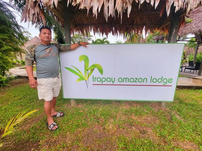 Irapay Amazon Lodge Sign