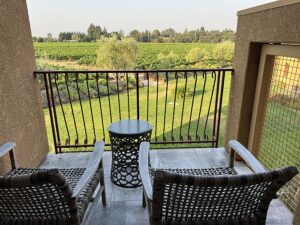 Vineyard view at Vintners Inn in Santa Rosa California