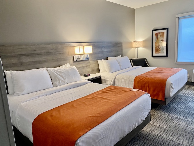 Double Queen bed room at the Amsterdam In & Suites.