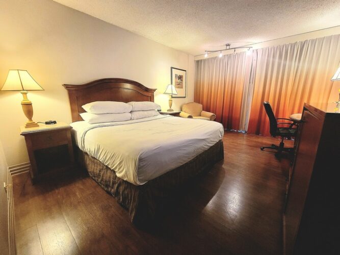 Double bedroom at The Red Lion Hotel Boise Downtowner