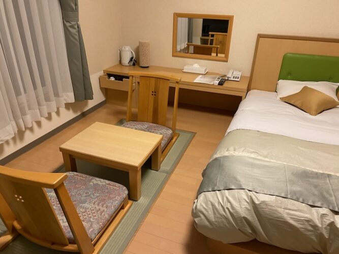 Guest room, Rausu Daiichi Hotel, Hokkaido Japan