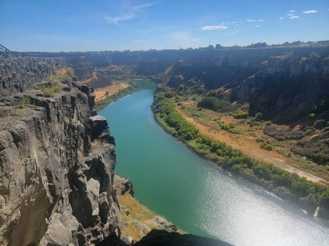 Winding Snake River in Idaho