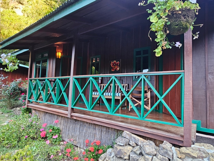 Balcony at Trogon Lodge