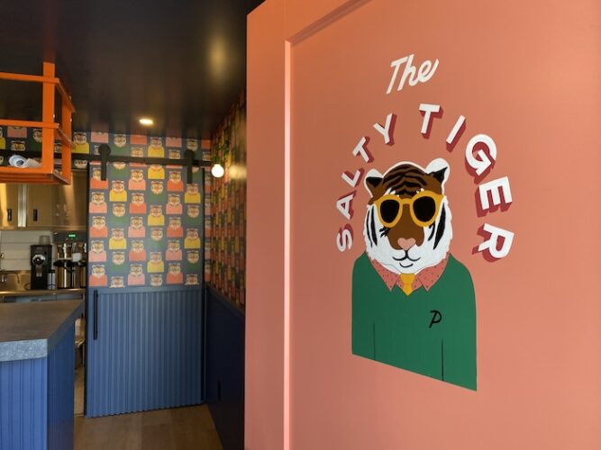 The Salty Tiger, The Pacific Motel, Cayucos, California